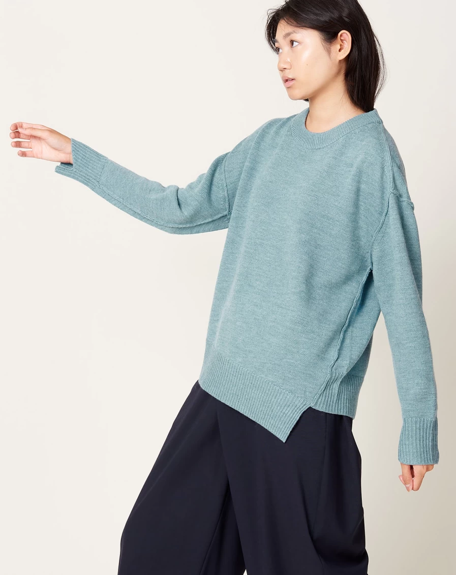 Rachel Comey Thayne Top - Washed Indigo Denim Women's Shirt