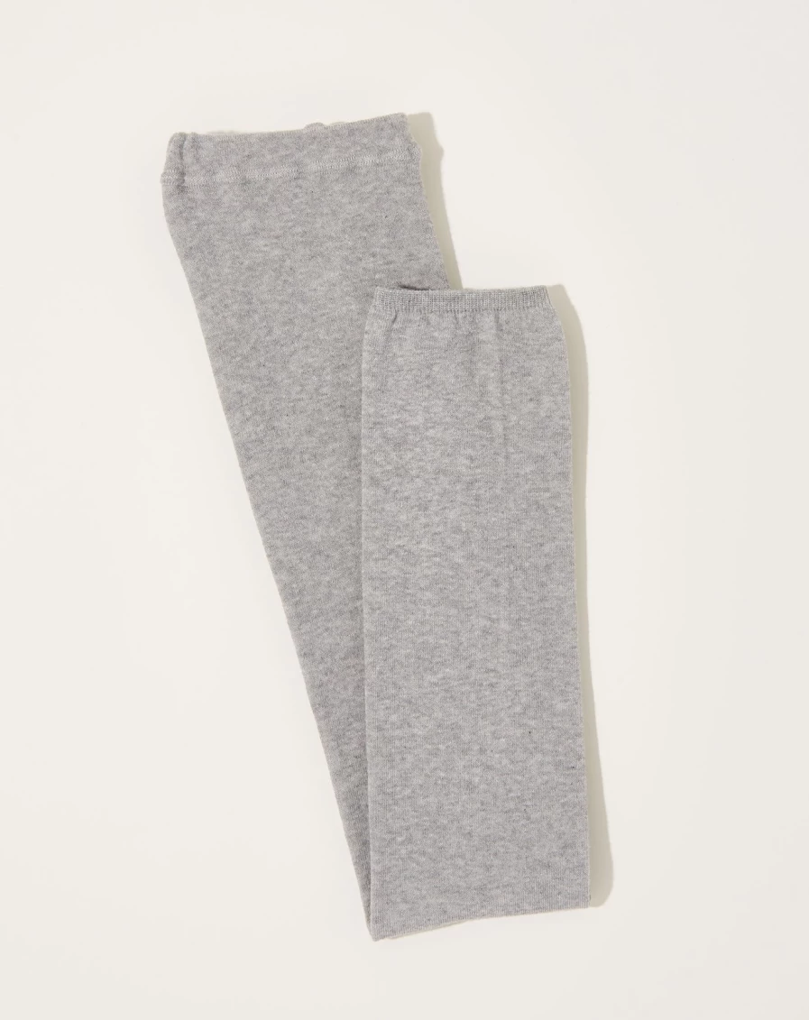 Nishiguchi Kutsushita Light Grey Silk Cotton Leggings - Soft & Comfortable Women's Yoga Pants