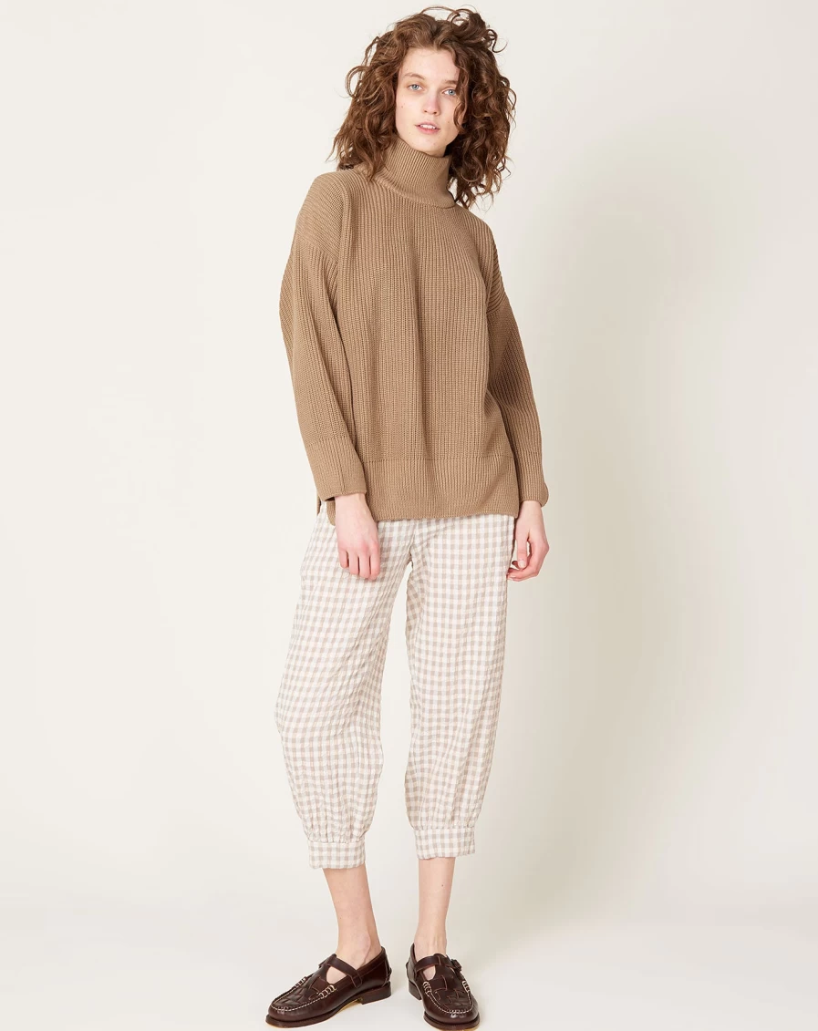 Kowtow Etel Earth Tone Sustainable Wool Sweater - Ethical Knitwear