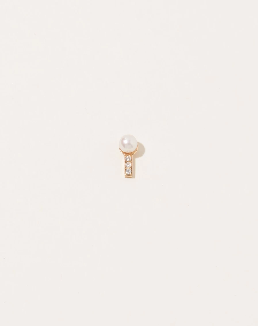 Quarry Asar Gold Single Earring - Elegant Minimalist Stud for Women