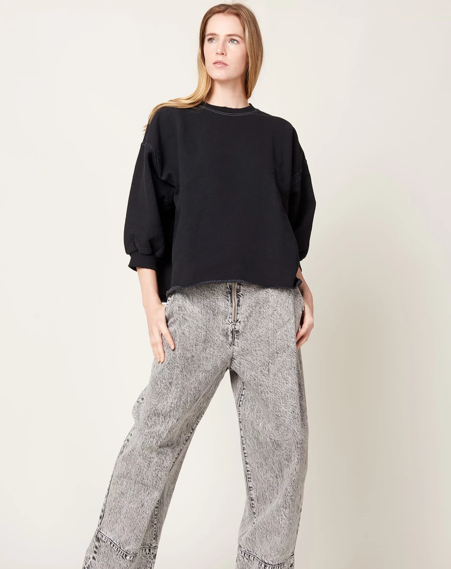 Rachel Comey Charcoal Fond Sweatshirt - Soft Casual Pullover for Women