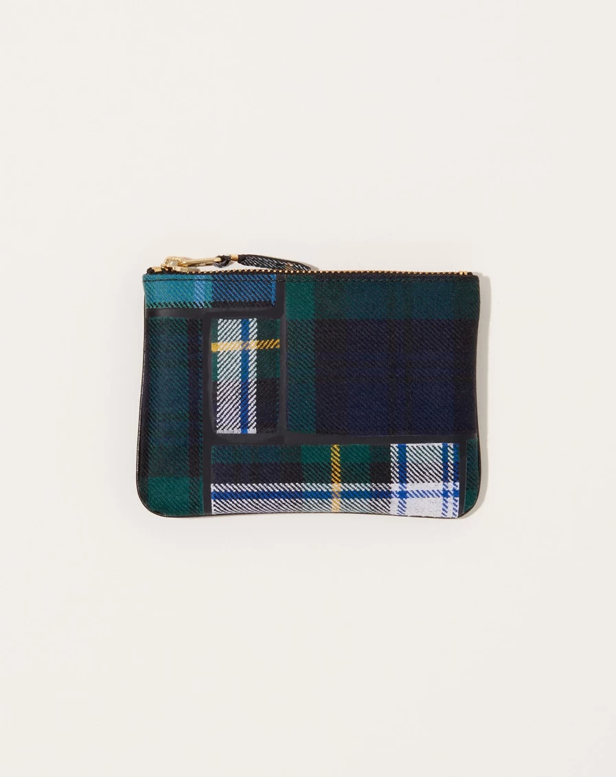 Comme des Garçons Green Tartan Patchwork Shirt - Vintage Plaid Design Fashion Top