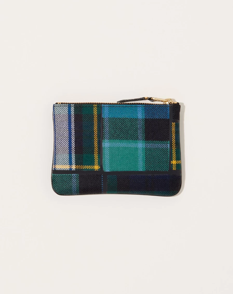 Comme des Garçons Green Tartan Patchwork Shirt - Vintage Plaid Design Fashion Top