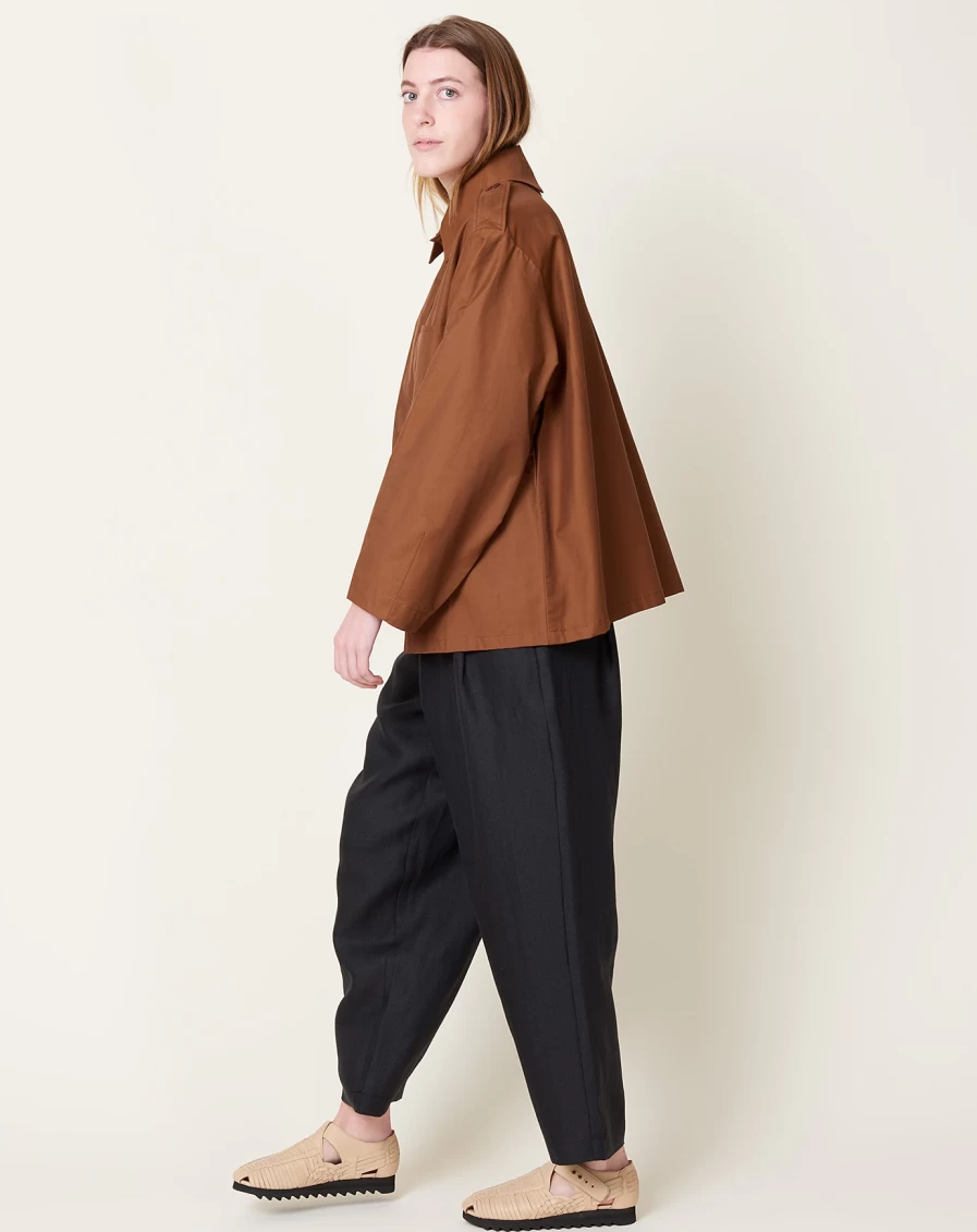 Cordera Men's Brown Utility Trench Coat - Waterproof Outdoor Jacket with Multiple Pockets