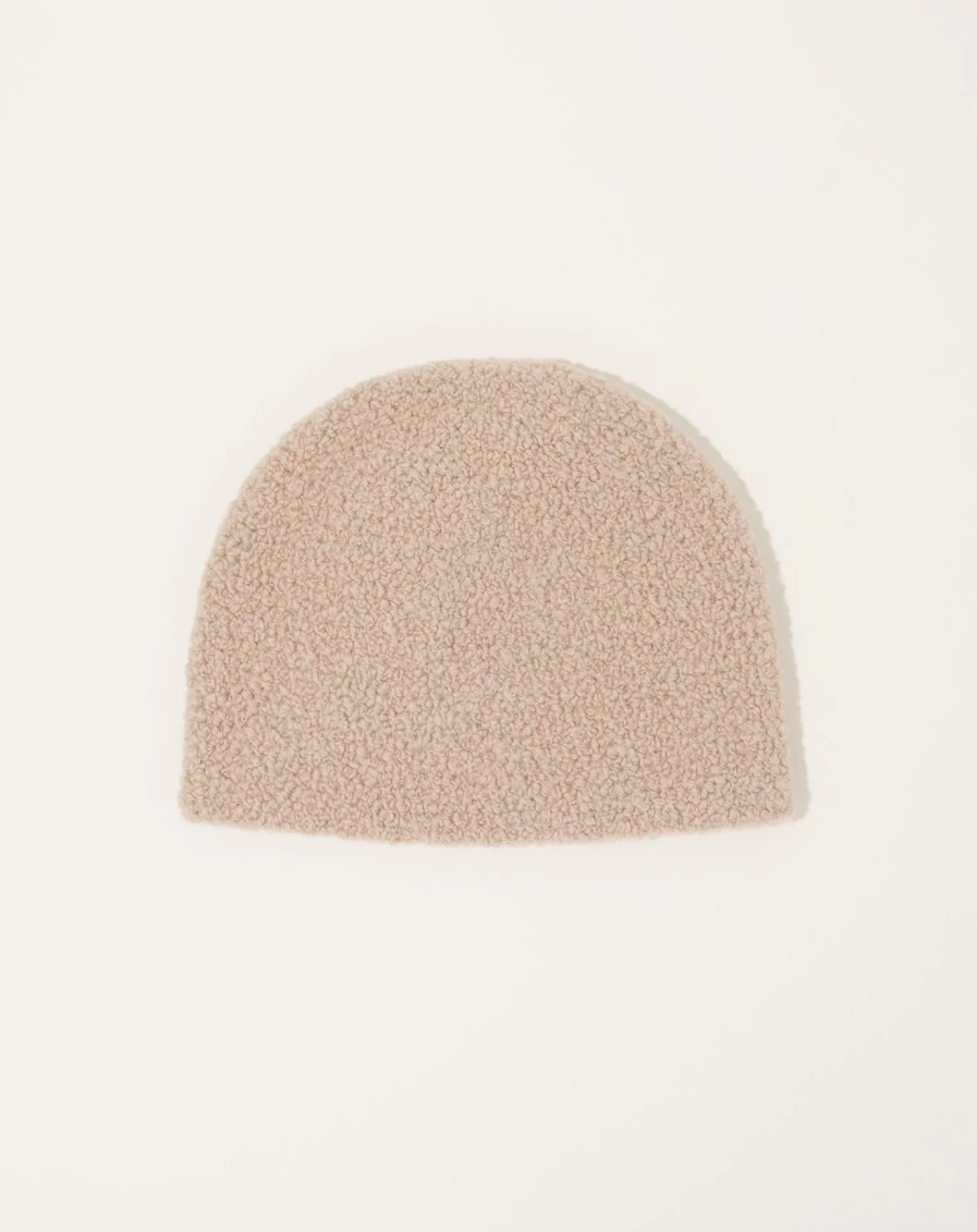 "Lauren Manoogian Crochet Toque in Antique - Handmade Wool Beanie"