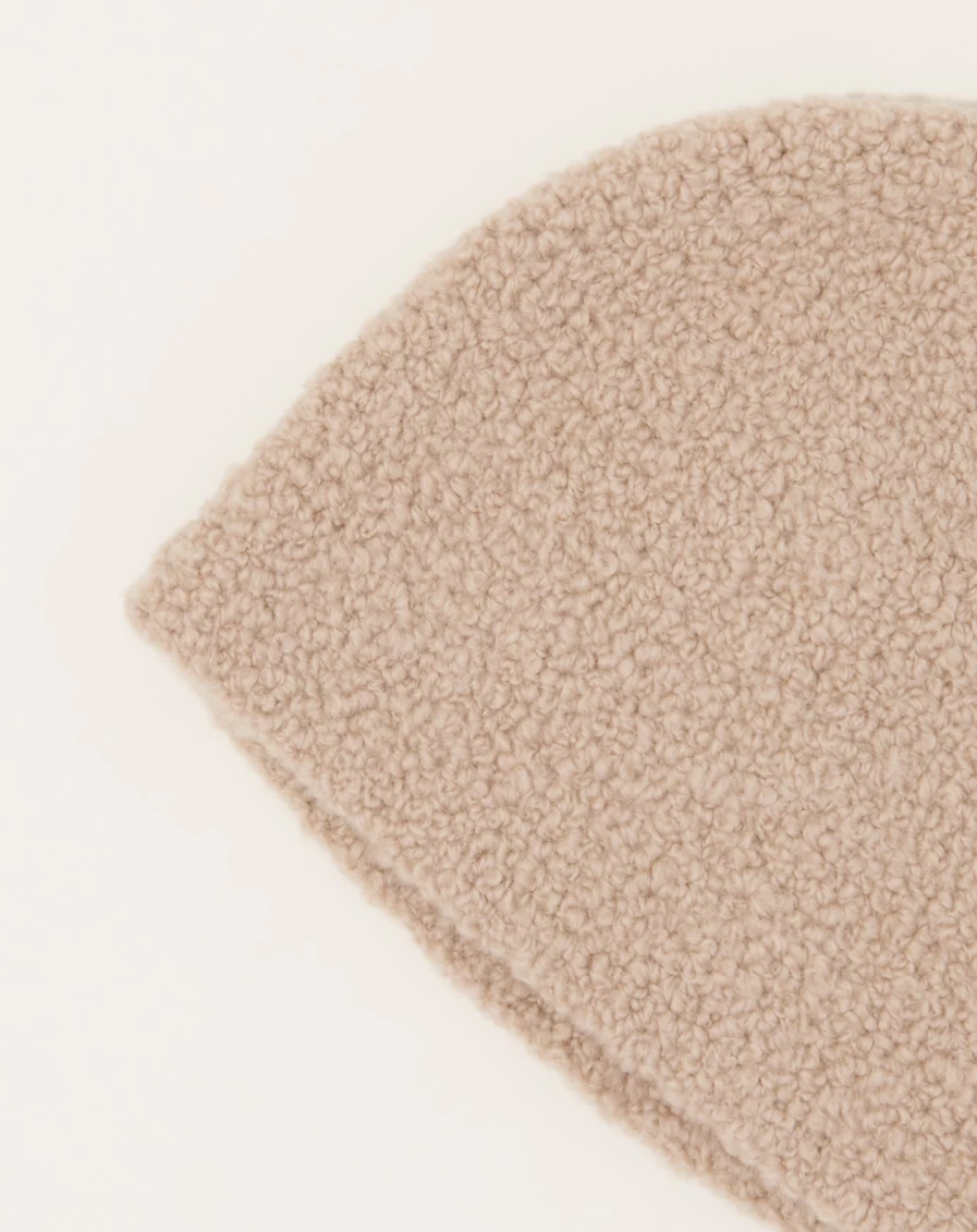"Lauren Manoogian Crochet Toque in Antique - Handmade Wool Beanie"