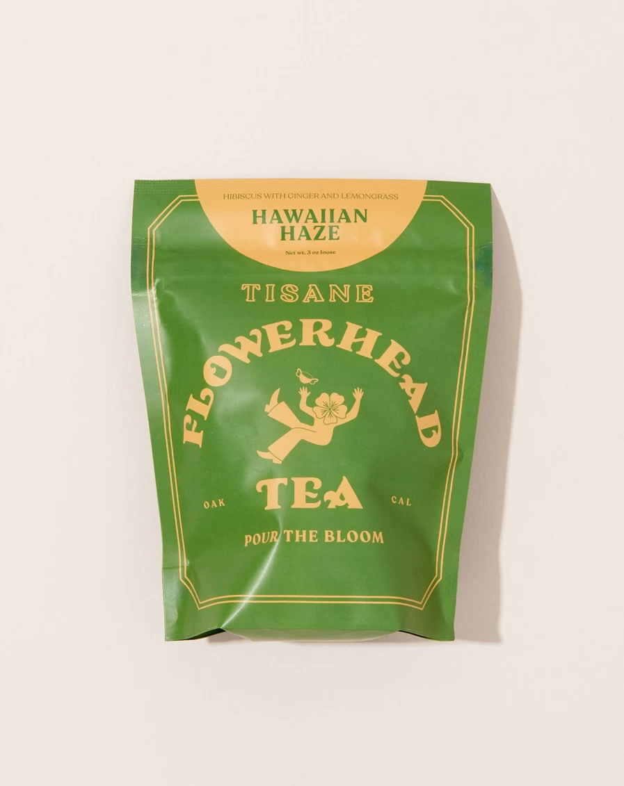 Flowerhead Tea Hawaiian Haze Herbal Tea - Tropical Blend for Relaxation & Wellness