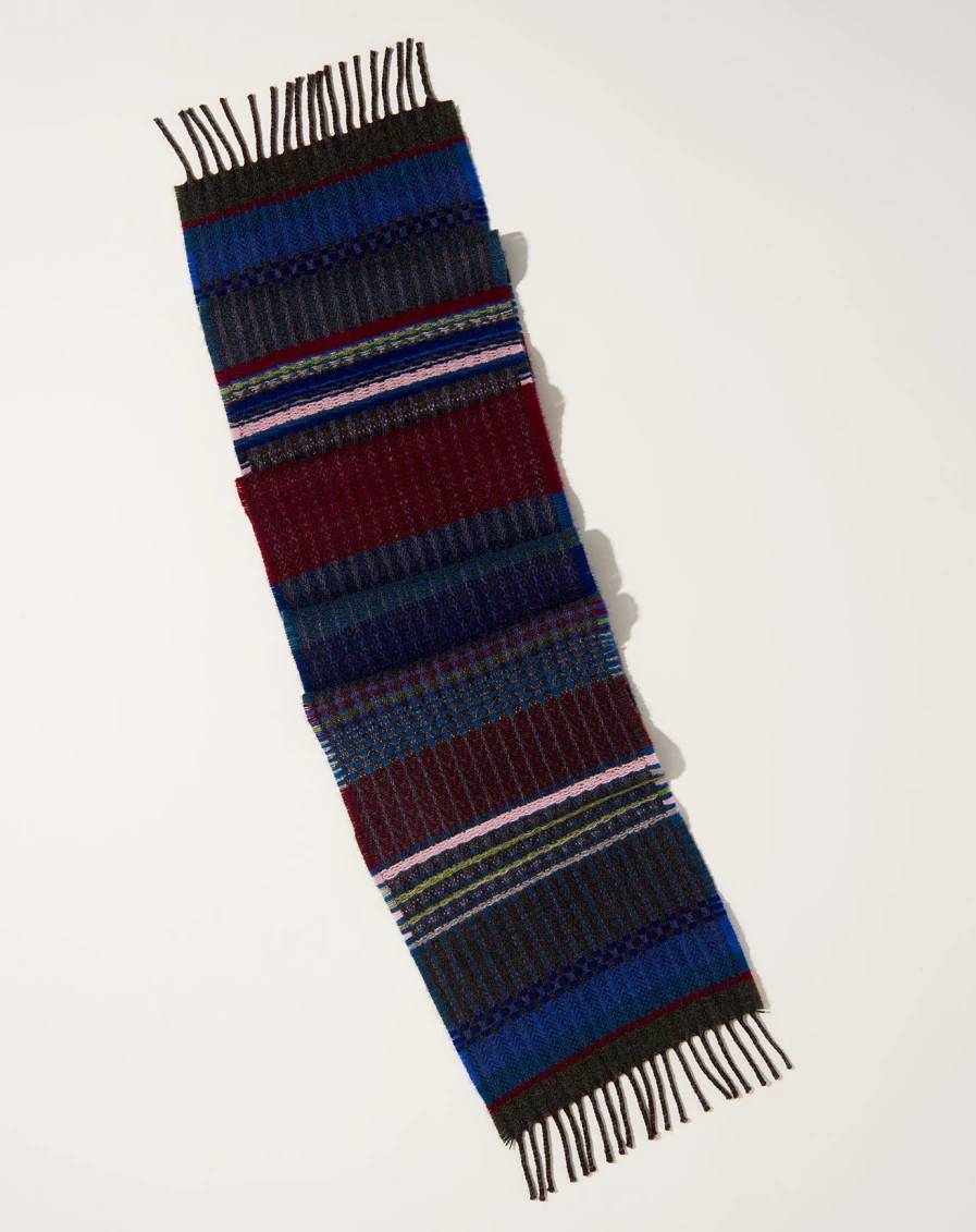 Wallace Sewell Wainscott Scarf - Premium Coal Color Wool Wrap