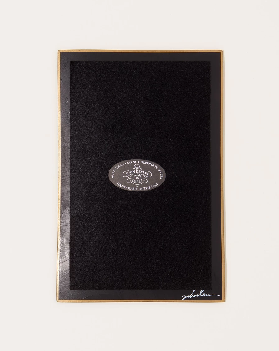 John Derian Alsophila Contaminans Decorative Tray - Vintage Botanical Design Serving Tray