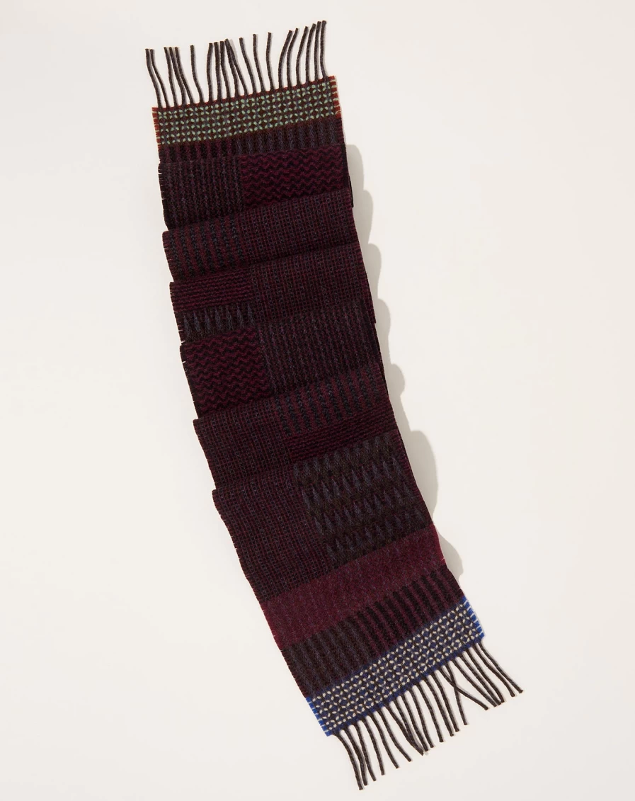 Wallace Sewell Blackberry Houten Wool Scarf - Luxury British Designer Wrap