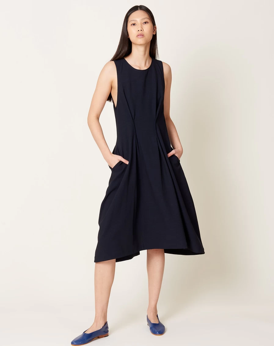 "Henrik Vibskov Dark Blue Free Dress – New Collection"