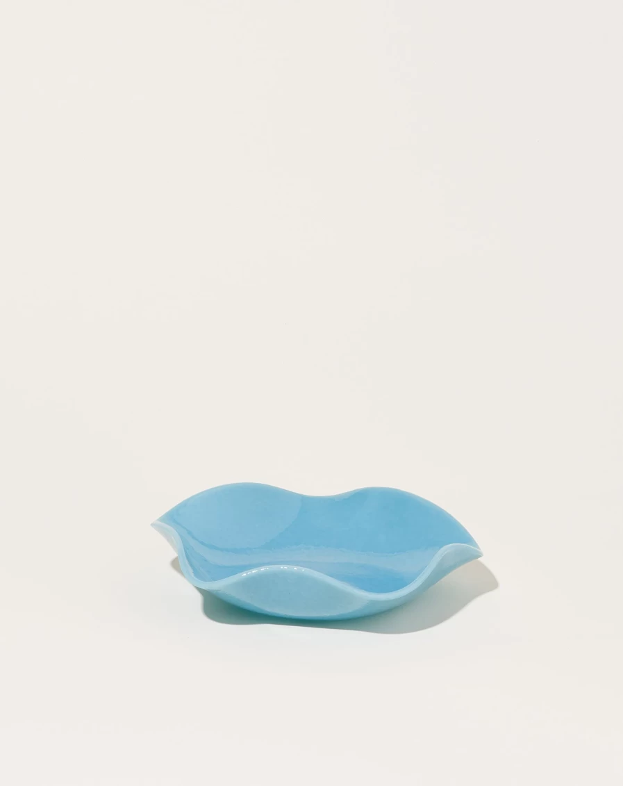 Sophie Lou Jacobsen Periwinkle Small Petal Plate - Opaque Ceramic Dish