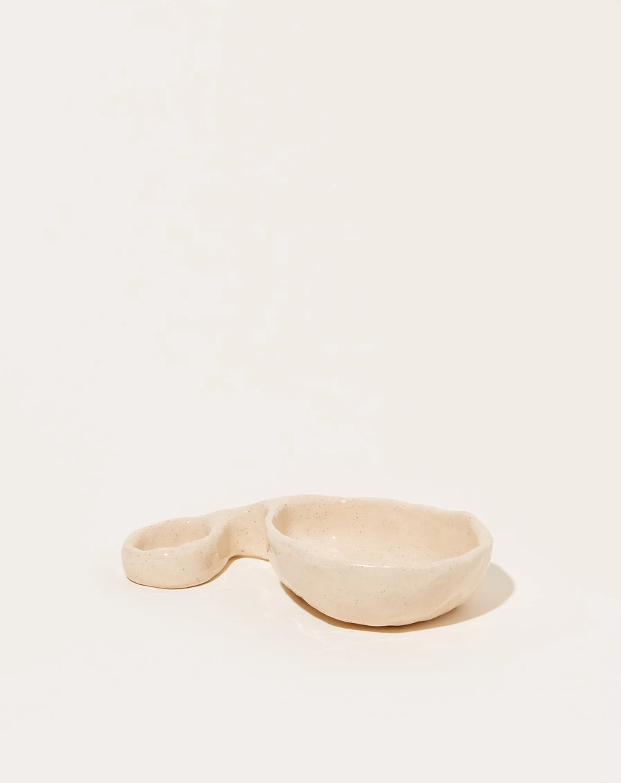 Busted Ceramics Parcelle Spoon II – Handcrafted Ceramic Spoon for Modern Dining