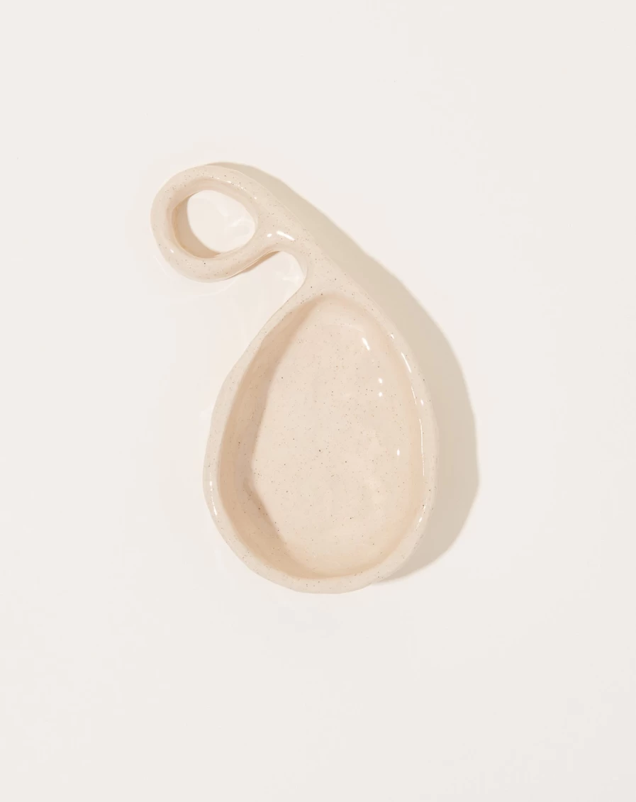 Busted Ceramics Parcelle Spoon II – Handcrafted Ceramic Spoon for Modern Dining