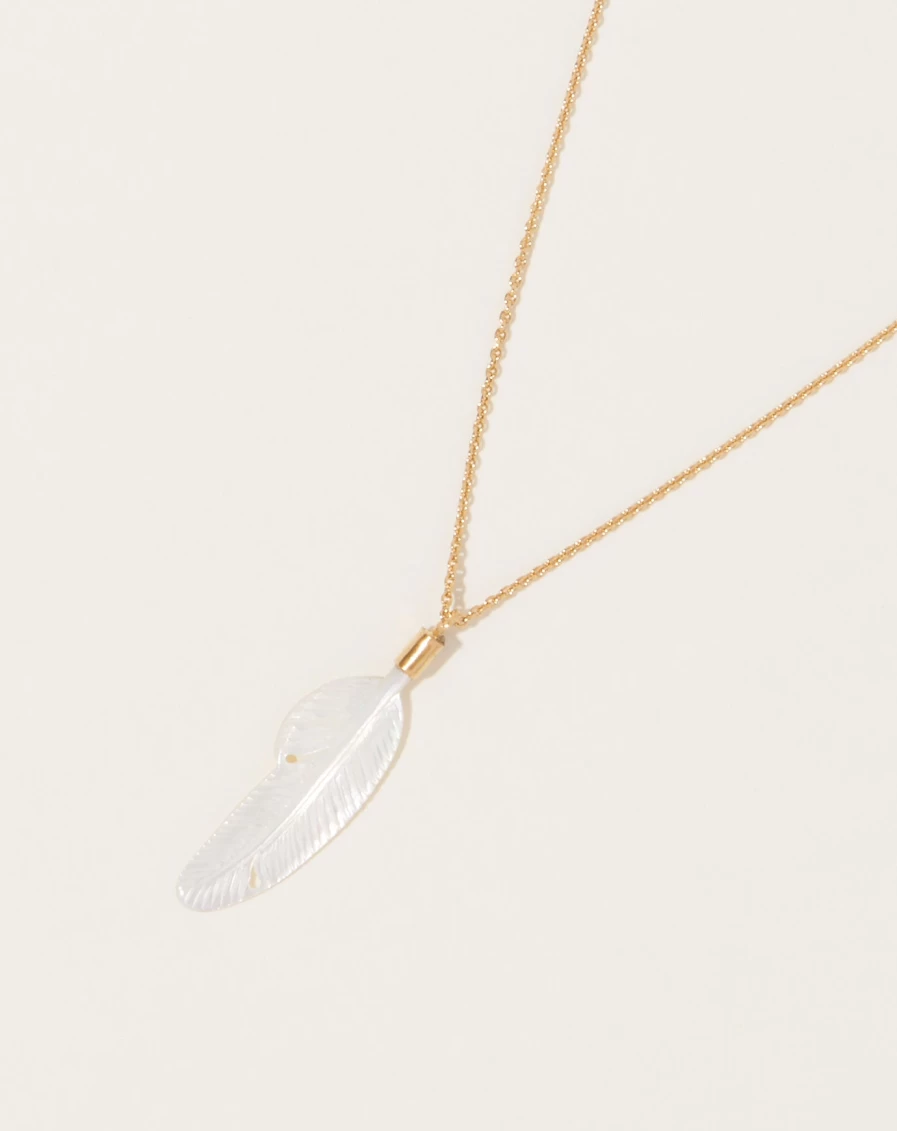 "Grainne Morton Handcrafted Feather Necklace – Unique Bohemian Jewelry"