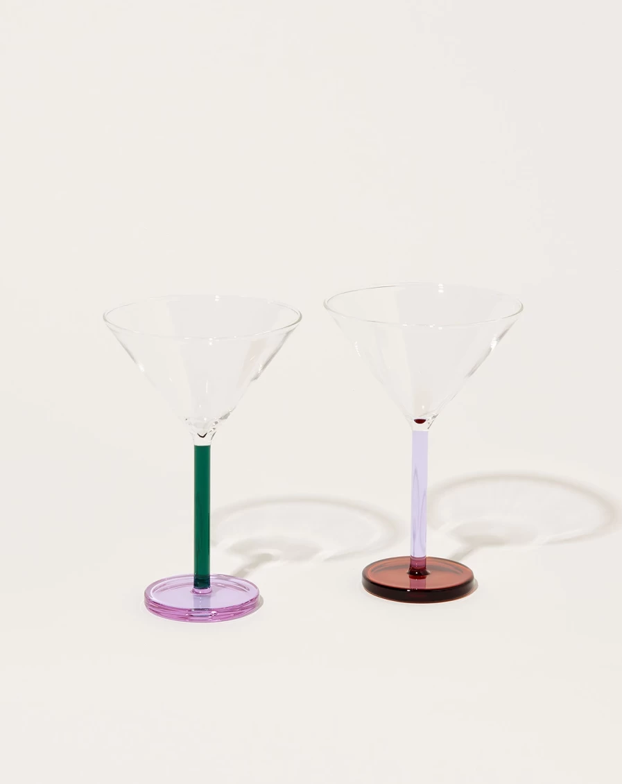 Sophie Lou Jacobsen Piano Cocktail Set - Birdland Inspired Glassware for Drinks