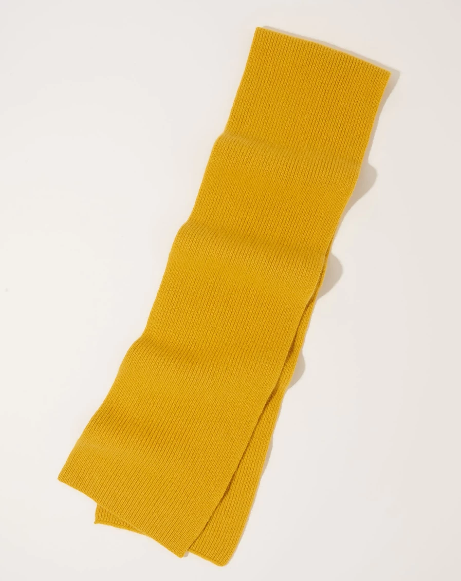 "Le Bonnet Mustard Yellow Scarf - Soft Wool Winter Accessory for Women & Men"