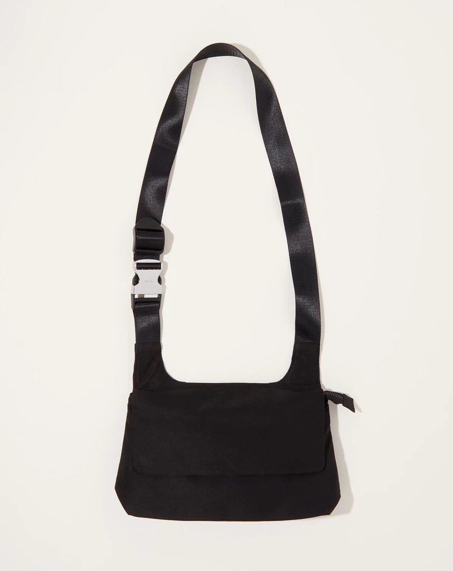 ARCS Club Crossbody Bag - Stylish Black Shoulder Bag for Men & Women