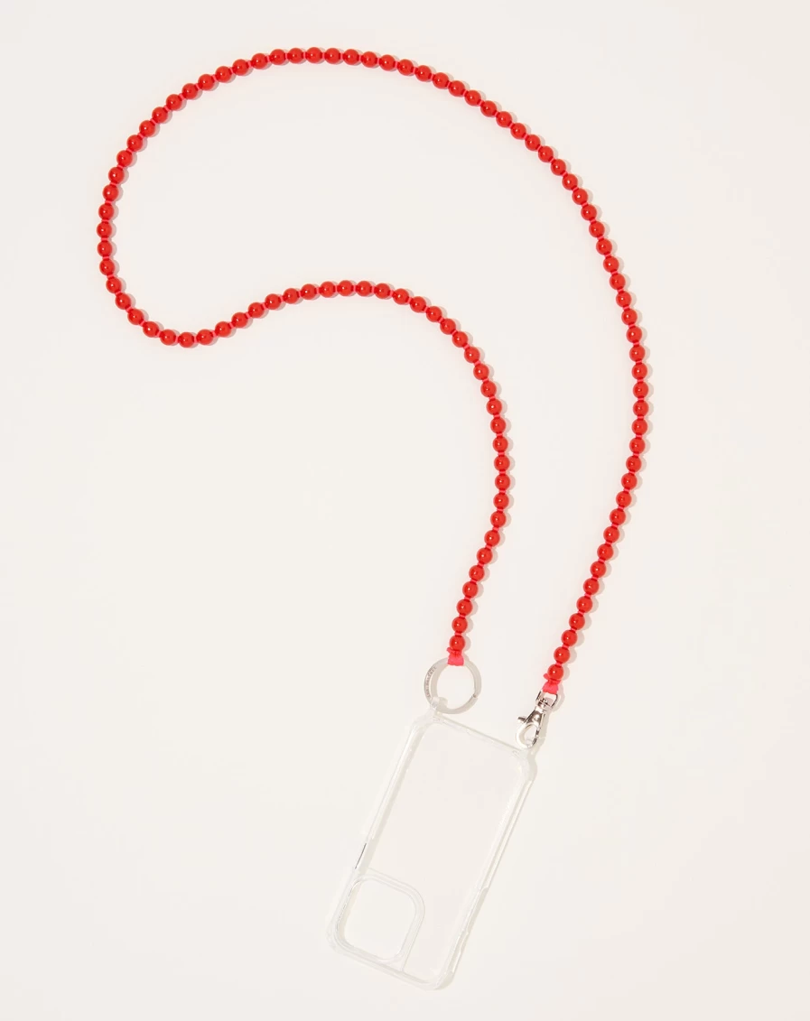 Ina Seifart Red iPhone Necklace – Stylish Handykette for Smartphones