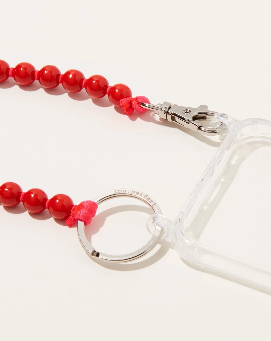 Ina Seifart Red iPhone Necklace – Stylish Handykette for Smartphones