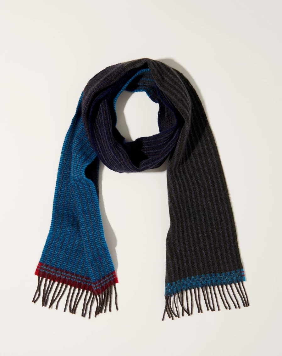 Wallace Sewell Earth Tone Chatham Scarf - Luxury Wool Wrap for Women & Men
