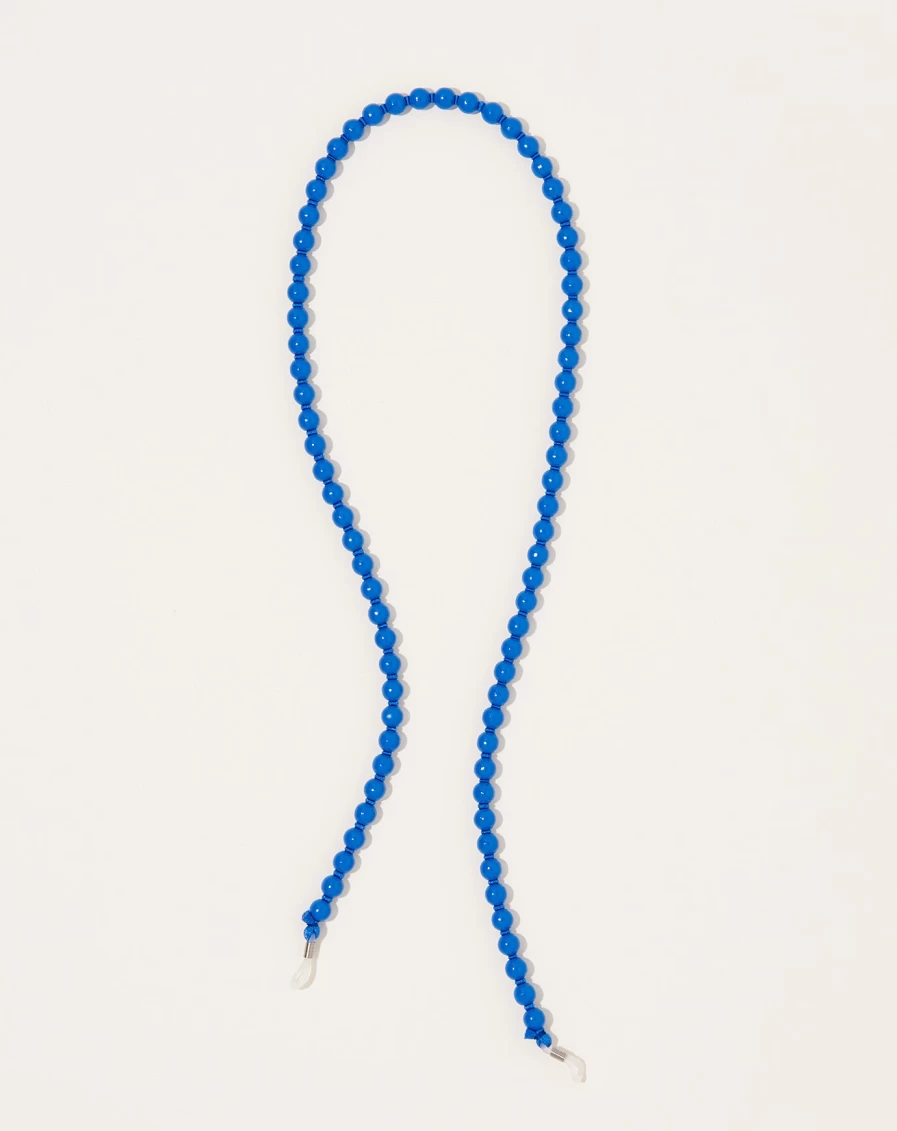 Ina Seifart Blue Eyeglass Chain – Stylish & Adjustable Brillenkette for Glasses