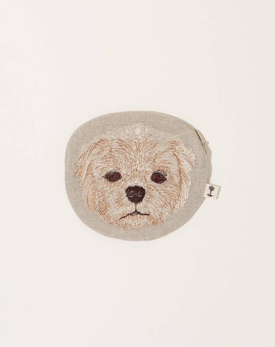 "Coral Tusk Shih Tzu Dog Carrier Pouch – Portable Pet Travel Bag for Small Dogs"