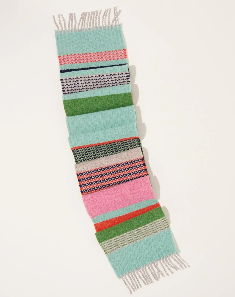 Wallace Sewell Osaka Mint Green Scarf - Luxury Wool Blend Fashion Accessory