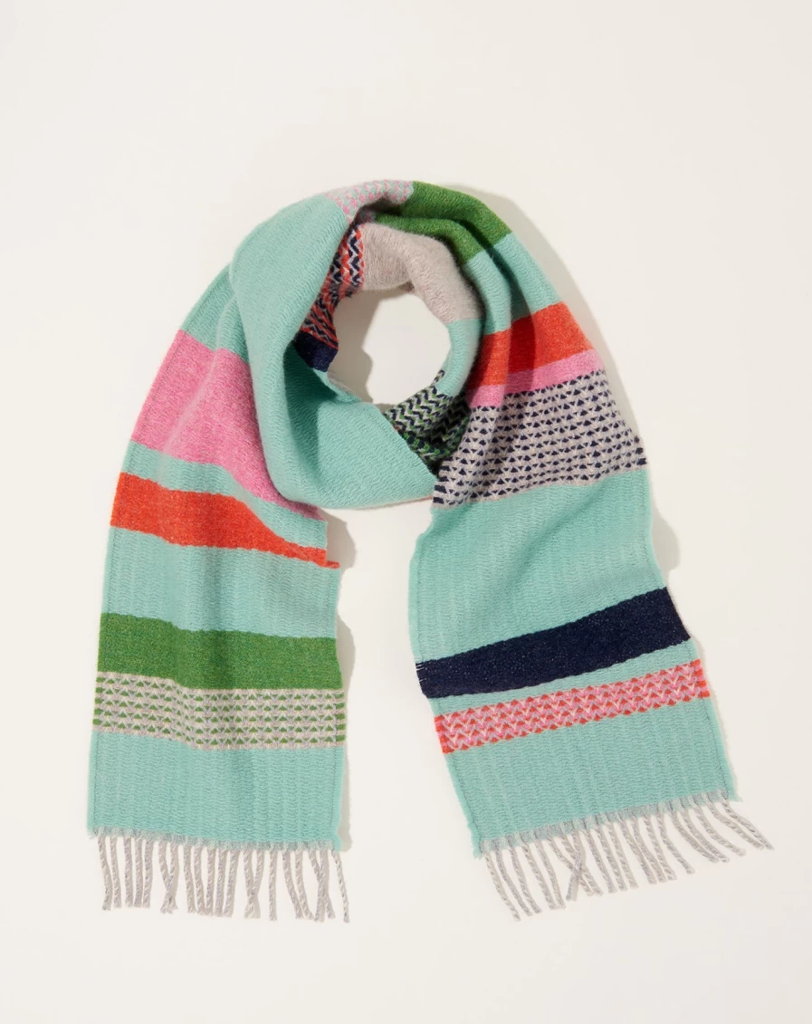 Wallace Sewell Osaka Mint Green Scarf - Luxury Wool Blend Fashion Accessory