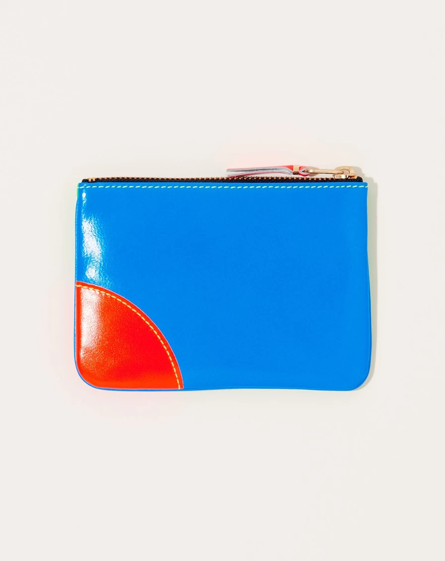 Comme des Garcons Super Fluo Pouch - Vibrant Green and Blue Crossbody Bag