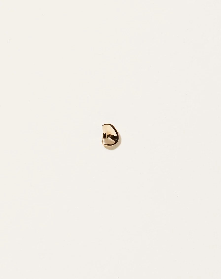 Quarry Concave Hoop Earrings - Modern Minimalist Hollow Geometric Earrings for Women