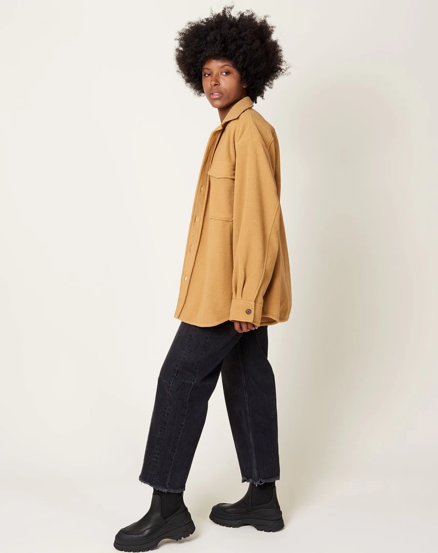 6397 Honey Fleece Overshirt - Warm & Stylish Men's Casual Shirt Jacket