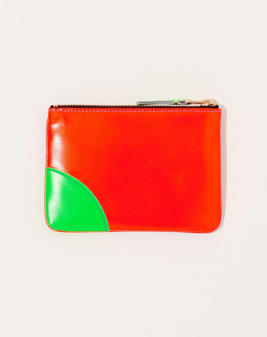 Comme des Garçons Super Fluo Pouch Blue Orange Crossbody Bag