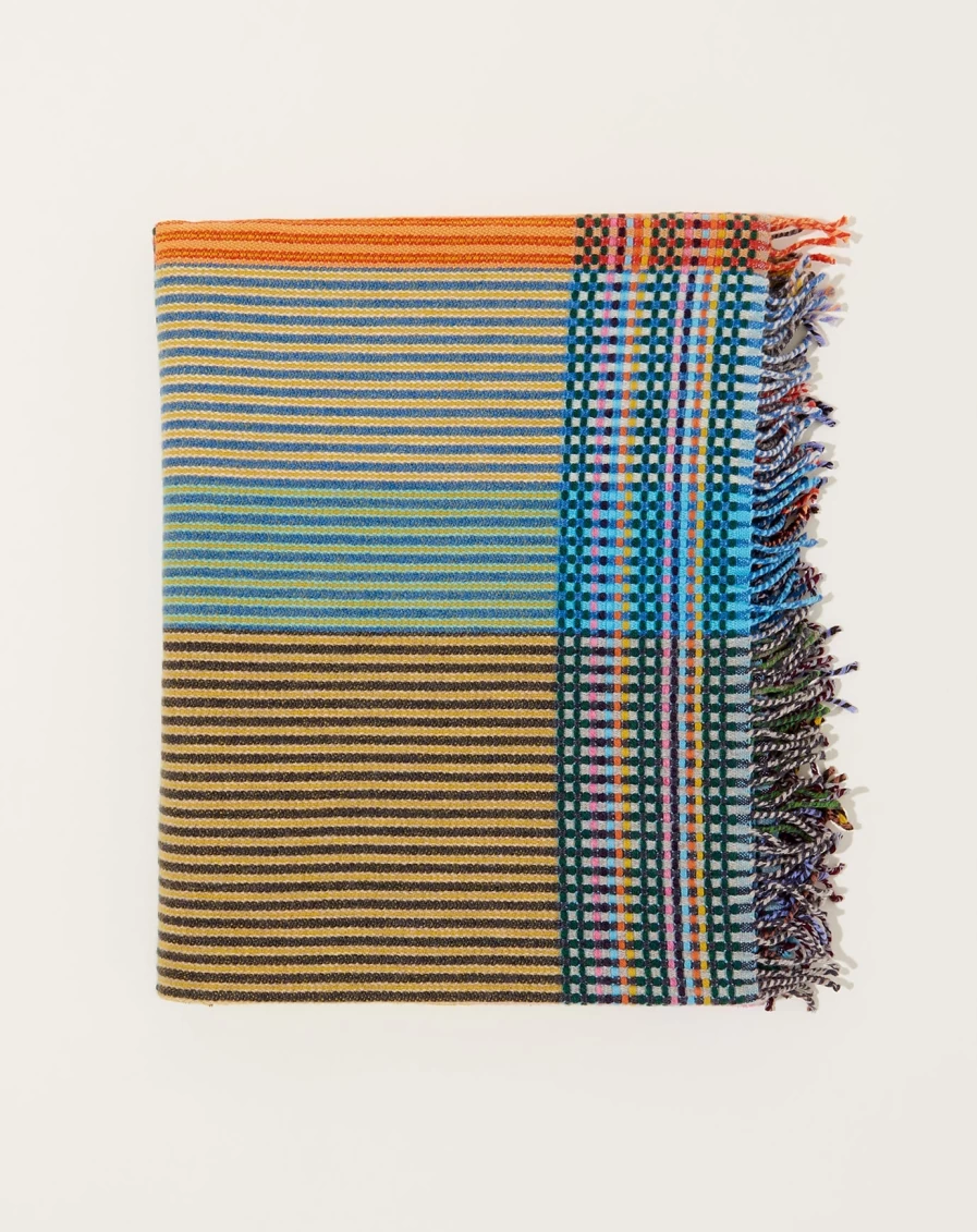 Wallace Sewell Large Hambling Throw - Premium Wool Blanket for Stylish Home Decor