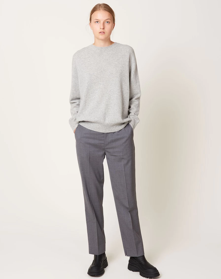 Demylee Eider Sweater - Heather Grey Women's Knit Pullover