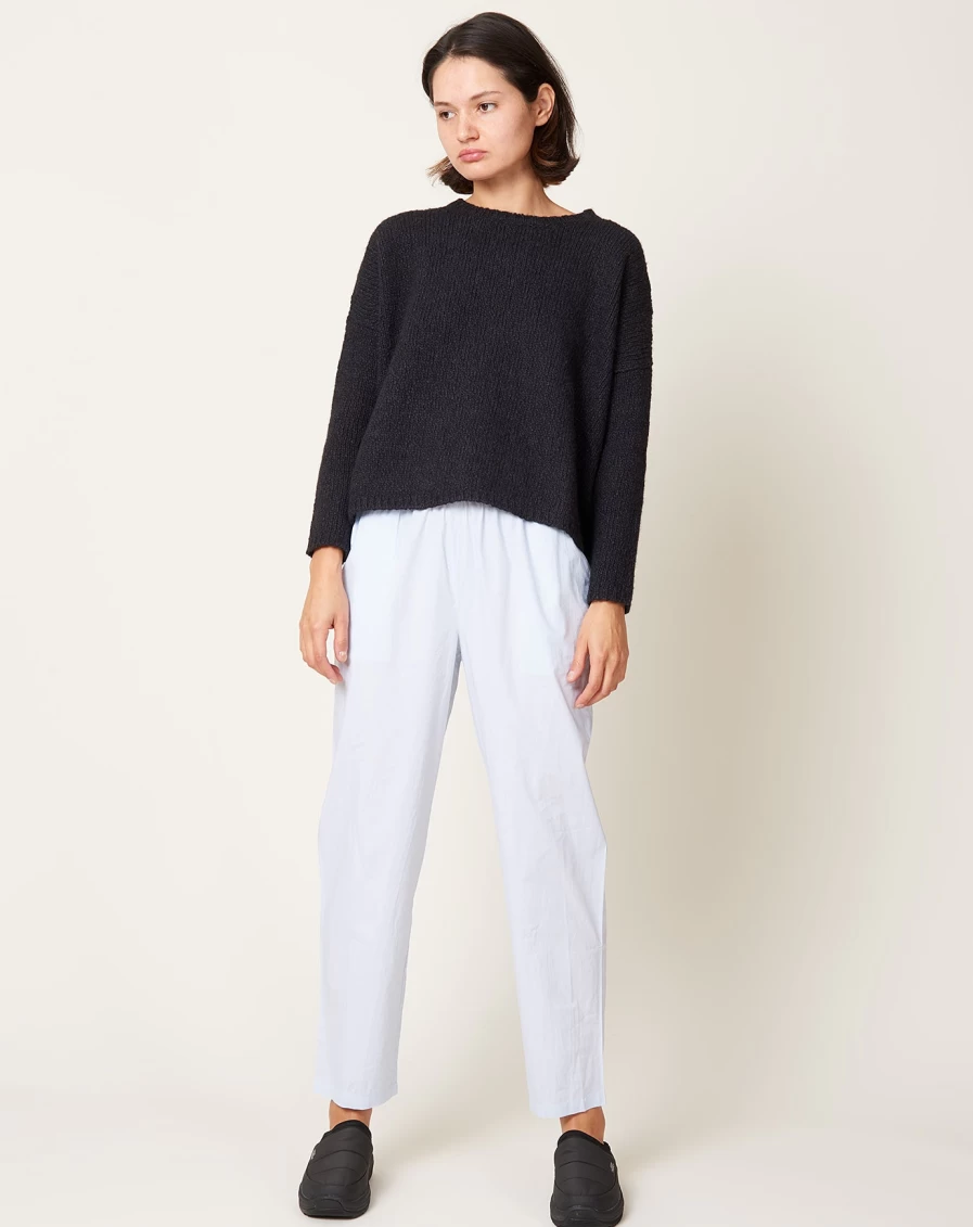 "Skall Studio Edgar Light Blue Pants | Sustainable Cotton Trousers"
