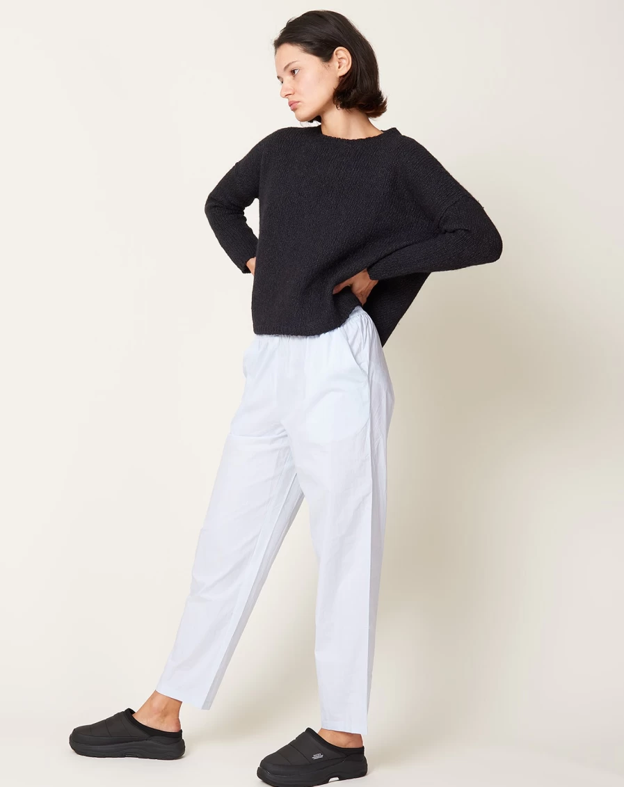 "Skall Studio Edgar Light Blue Pants | Sustainable Cotton Trousers"