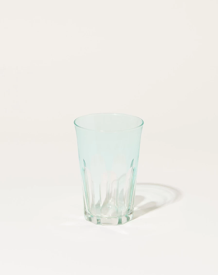 Sir Madam Rialto Menthe Green Glass Tumbler Set - 4-Piece Elegant Drinking Glasses