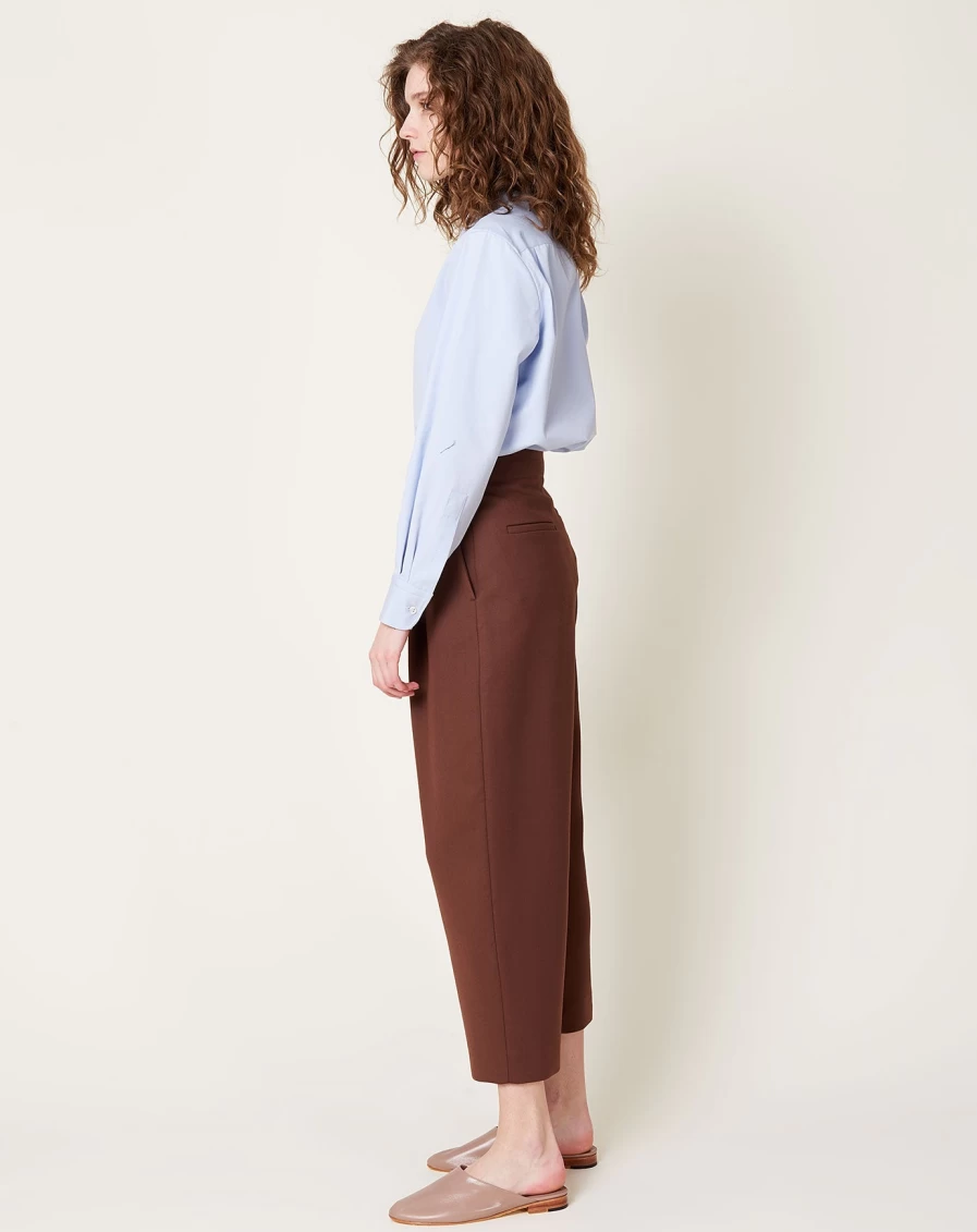 Studio Nicholson Dordoni High-Waisted Cedar Wide-Leg Pants for Women