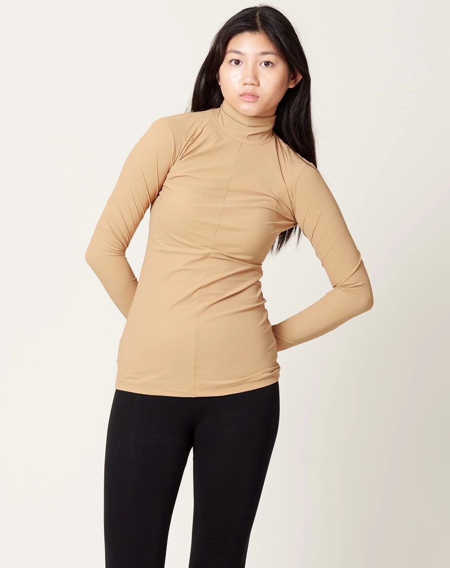 MM6 Camel Base Turtleneck Sweater - Women's Knit Pullover