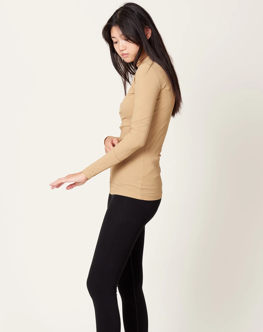 MM6 Camel Base Turtleneck Sweater - Women's Knit Pullover