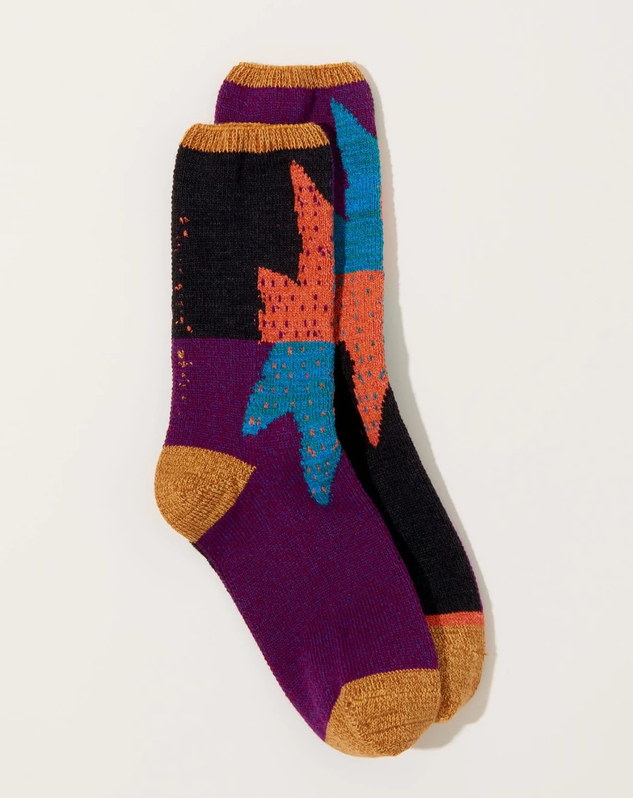 Kapital Yellow Gabetega Socks - 96 Yarns Comfortable Footwear for Men and Women