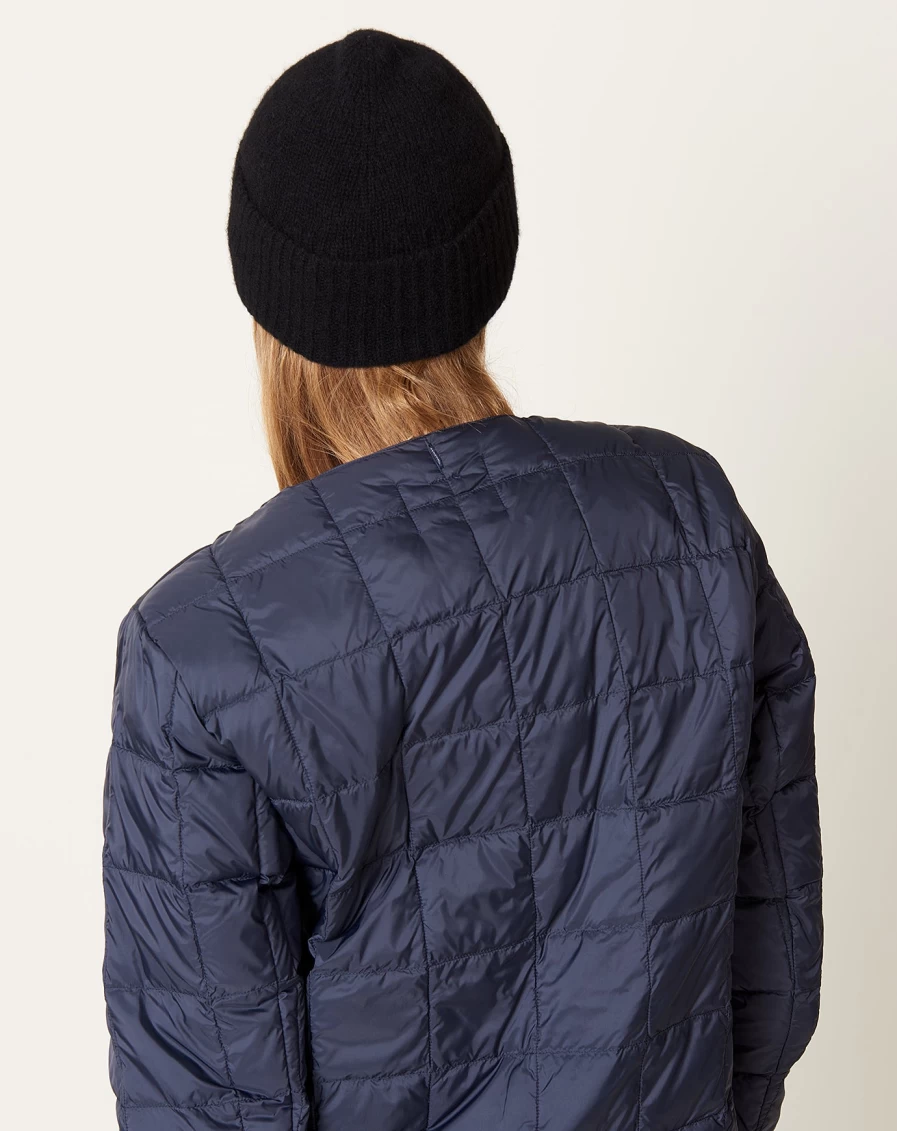 "Premium Black Cashmere & Yak Wool Cap by Mature Ha – Luxurious Winter Beanie"