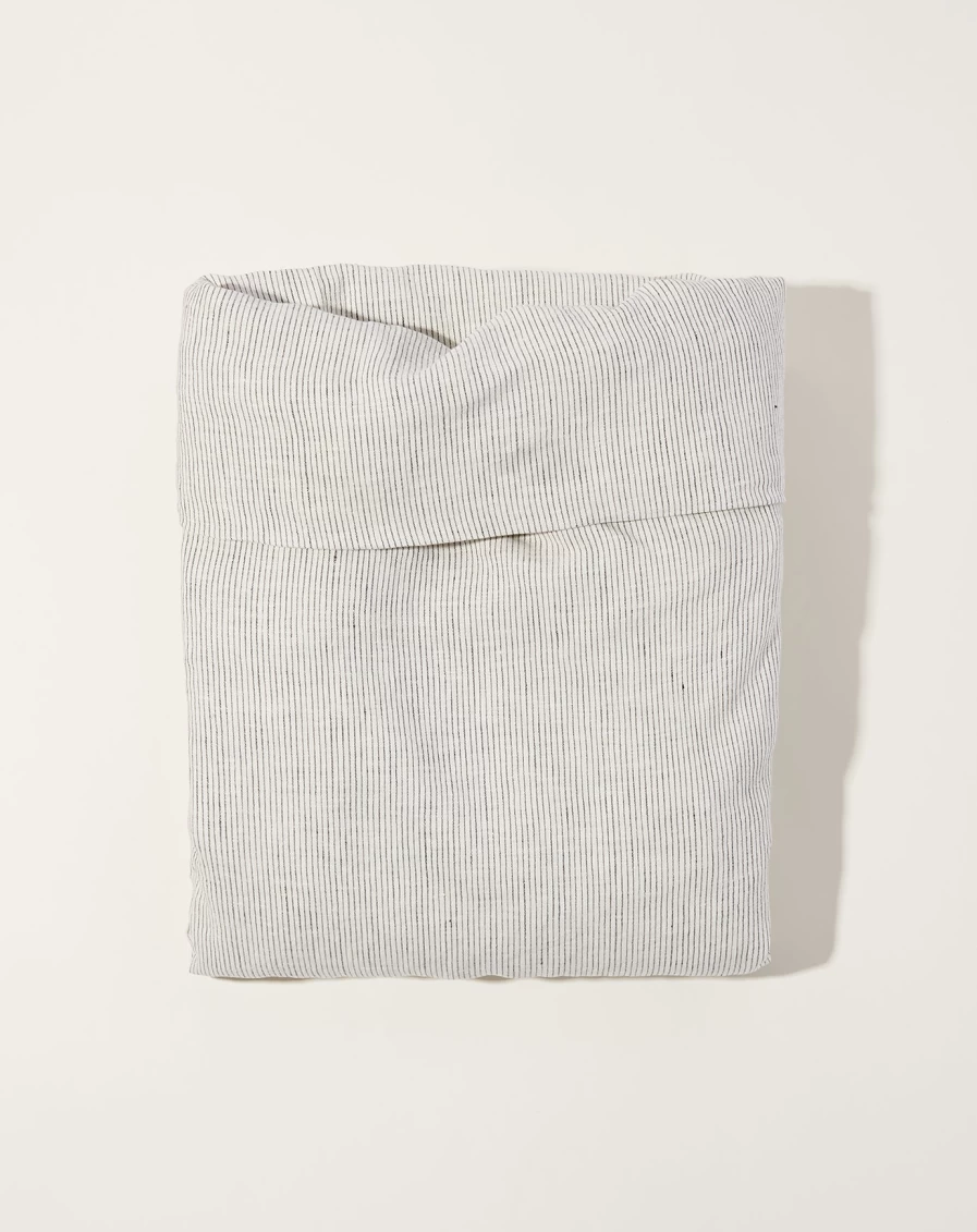 "Deiji Studios Luxury Pinstripe Duvet Cover - Premium Bedding Set"