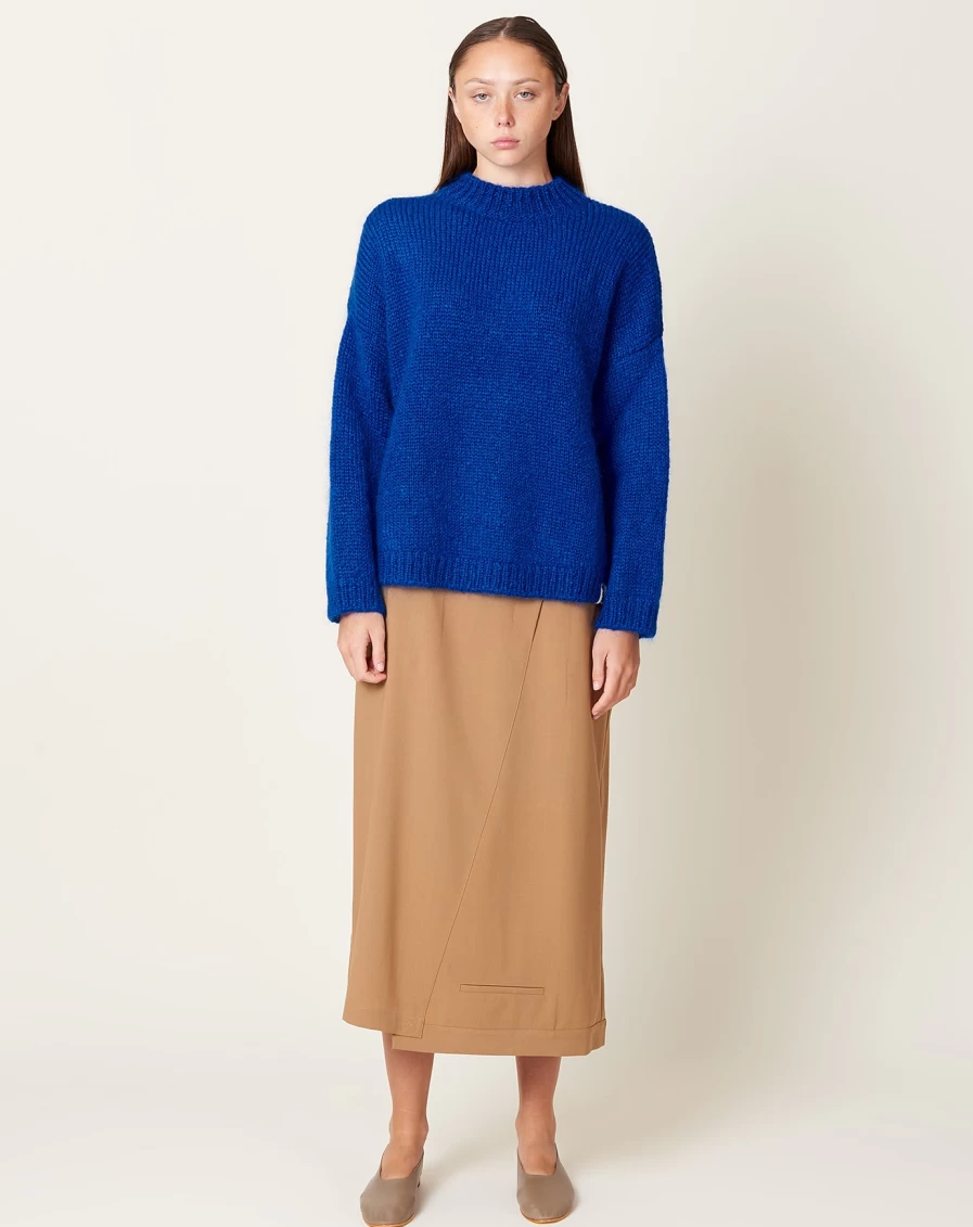Cordera Majorelle Blue Mohair Sweater for Women - Soft Luxury Knitwear