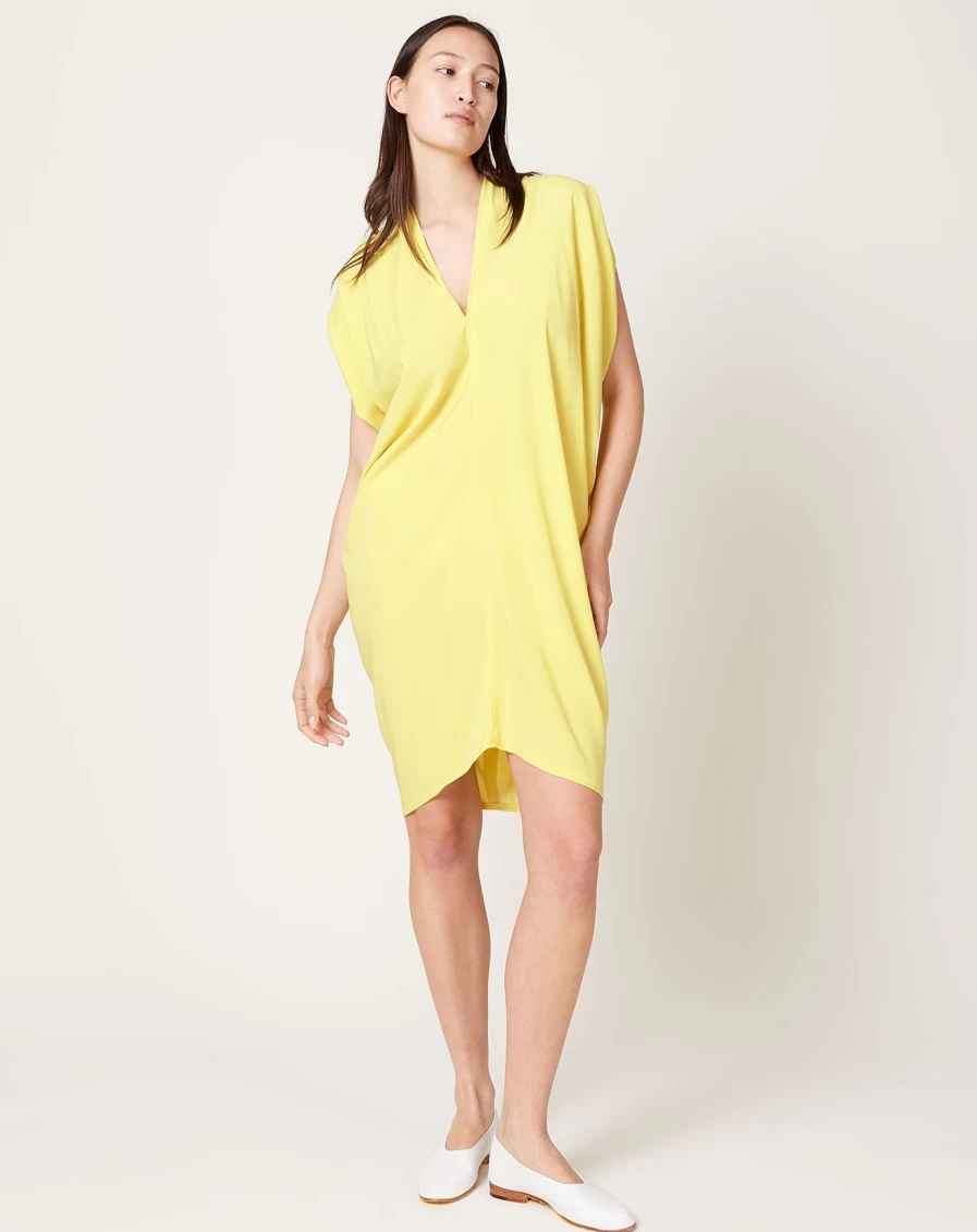 Zero + Maria Cornejo Sunbeam Foil Mini Dress - Simple Elegant Style