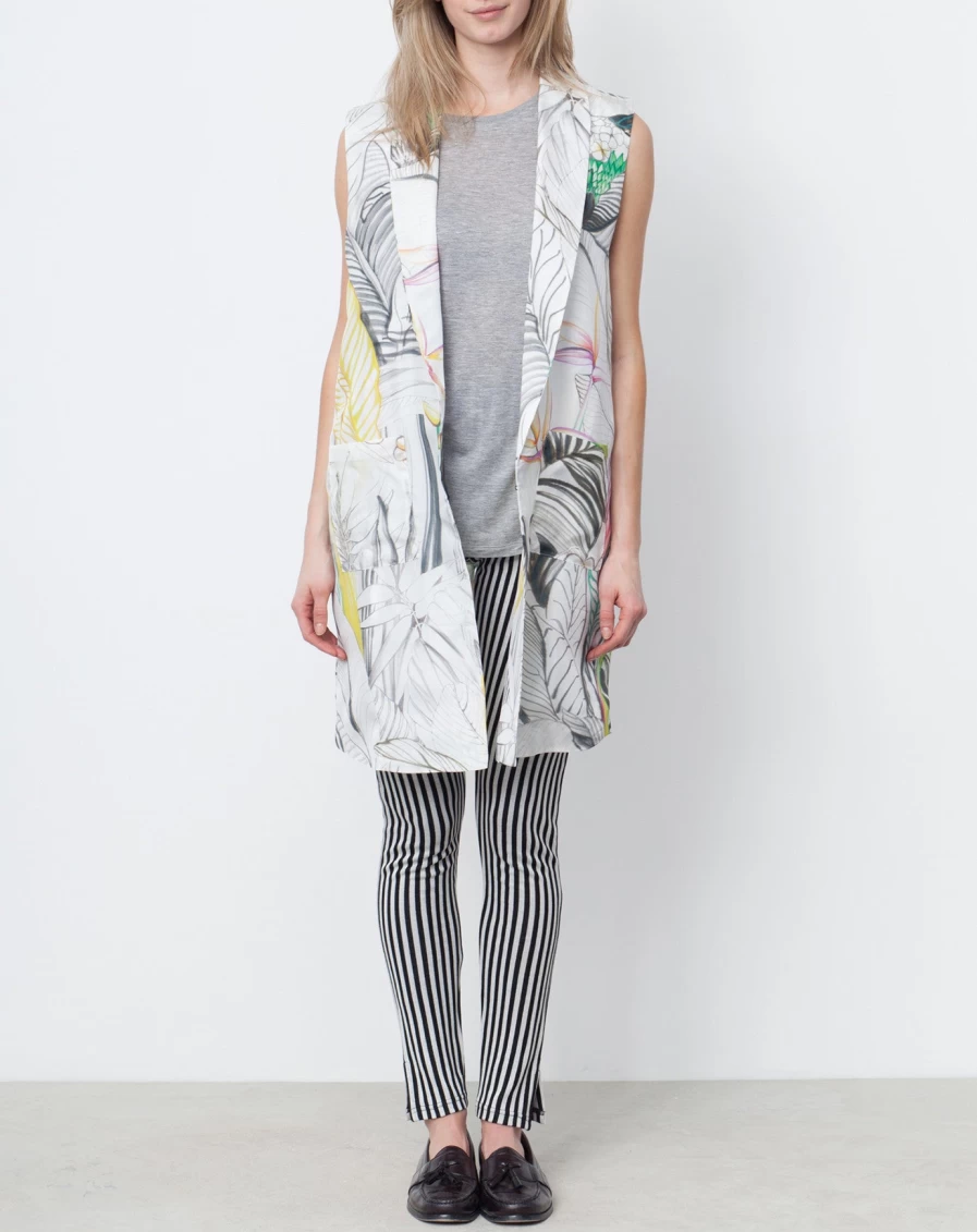 Margaux Lonnberg Kirsten Sleeveless Jacket – Lightweight Women's Outerwear for Kuala Lumpur Fashion