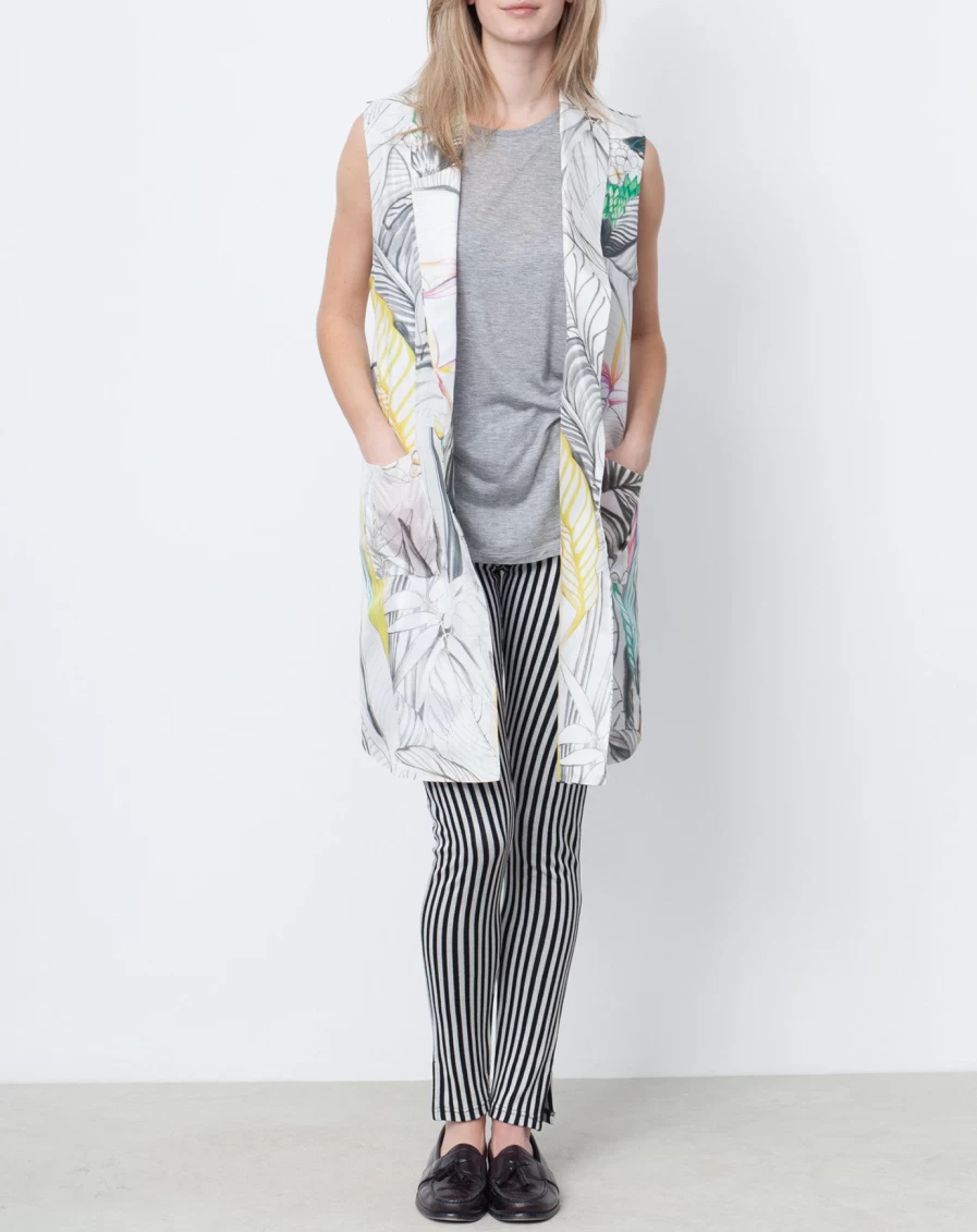 Margaux Lonnberg Kirsten Sleeveless Jacket – Lightweight Women's Outerwear for Kuala Lumpur Fashion