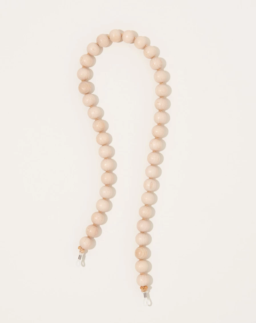 "Ina Seifart Brillenkette Big Eyeglass Chain – Natural Beige Eyewear Accessory for Women & Men"