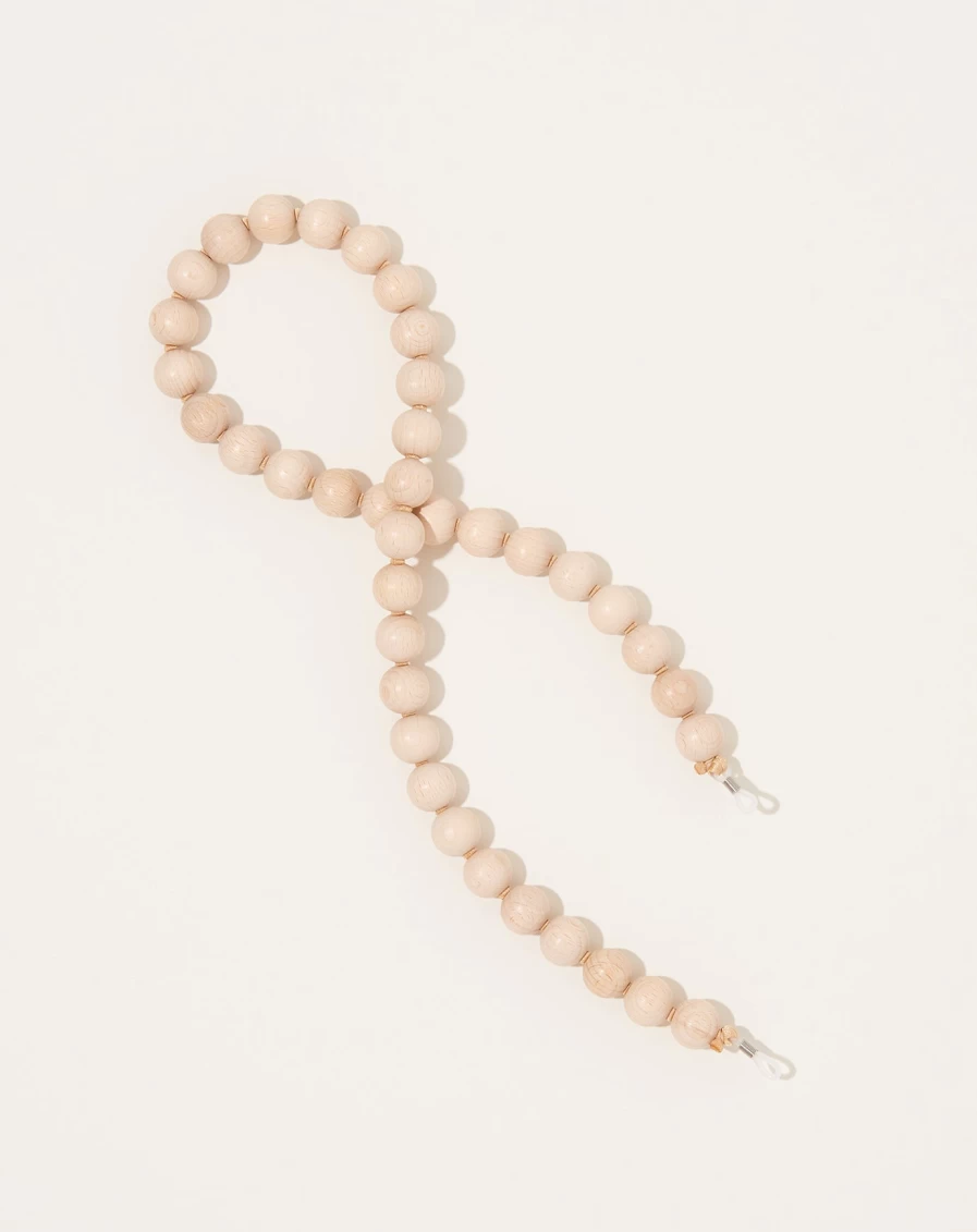 "Ina Seifart Brillenkette Big Eyeglass Chain – Natural Beige Eyewear Accessory for Women & Men"